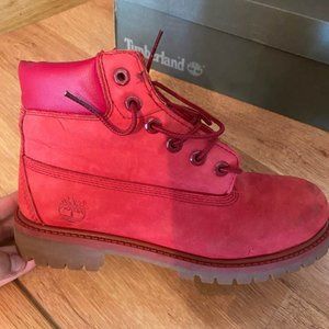 Timberland Red Boots